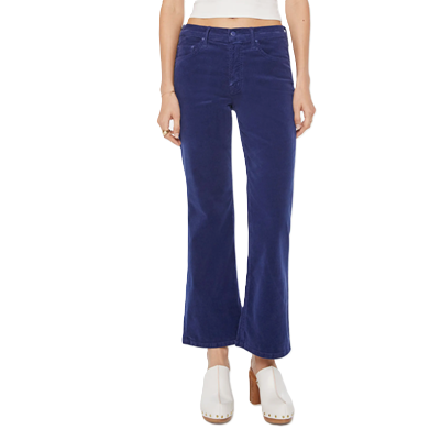 dark blue corduroy pants
