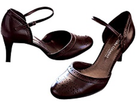 Mary Jane heels with menswear detailing