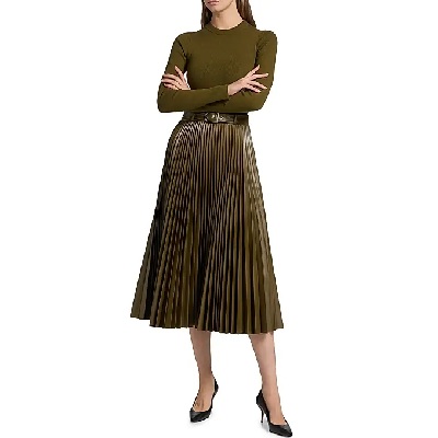 Splurge Monday’s Workwear Report: Abilene Mixed-Media Midi Dress