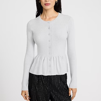 Thursday's Workwear Report: Peplum Cardigan