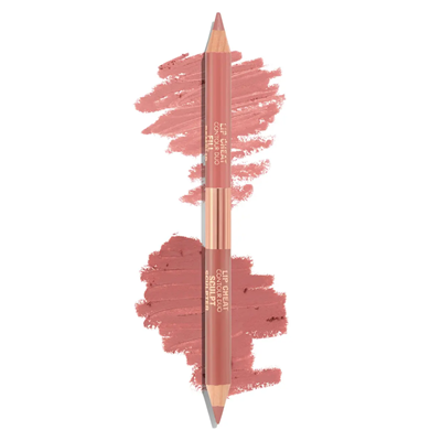 lip liner with one side for lining and the other side for filling in