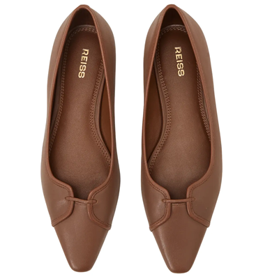 brown ballet flats