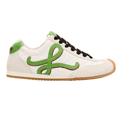 white and green business casual sneaker for women