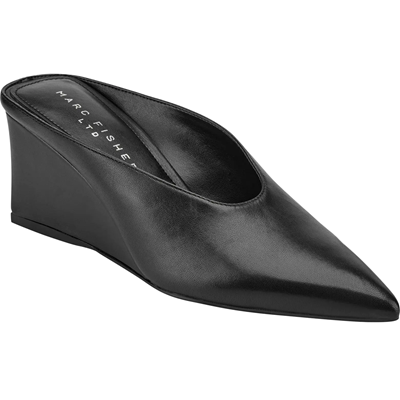 futuristic-looking mule wedge