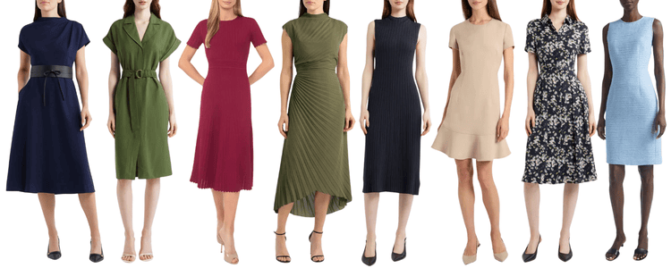 collage of dresses in the Nordstrom Anniversary Sale