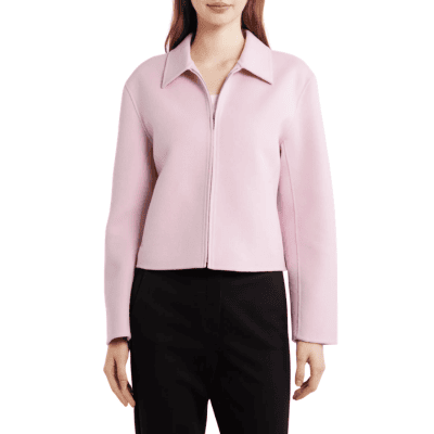 pink jacket