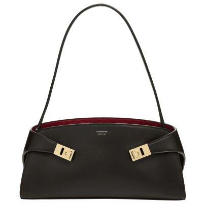 black east-west bag from Ferragamo