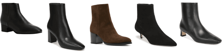 collage of booties from the 2026 Nordstrom Anniversary Sale