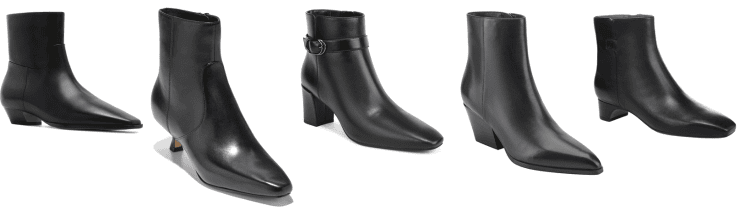 collage of booties from the 2026 Nordstrom Anniversary Sale