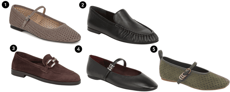 collage of flats from the 2026 Nordstrom Anniversary Sale