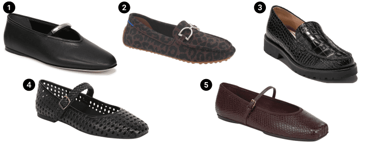 collage of flats from the 2026 Nordstrom Anniversary Sale